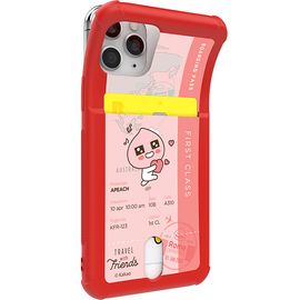 [S2B] Kakao Friends Travel Color Bulletproof Card Case - Jelly Case, Slim Case, Card Case, Bumper Case-Made in Korea
